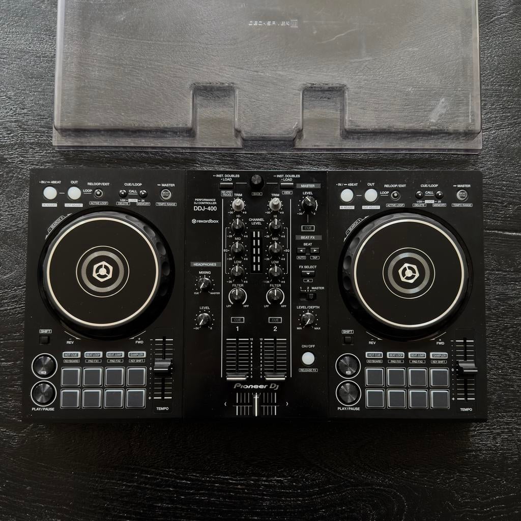 Pioneer DJ USB Controller DDJ-400 met Desk Saver, Muziek en Instrumenten, Dj-sets en Draaitafels, Ophalen of Verzenden, Zo goed als nieuw