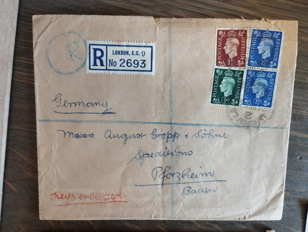 Verzameling poststukken van Duitsland, Engeland Wo2.feldpost, Ophalen of Verzenden, Envelop
