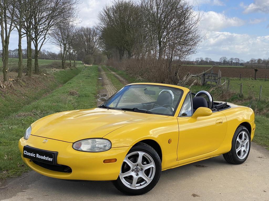 Mazda MX-5 NB 1.6i 110PK CALIFORNIA EDITION, Auto's, Mazda, Achterwielaandrijving, Cabriolet, 990 kg, Leder