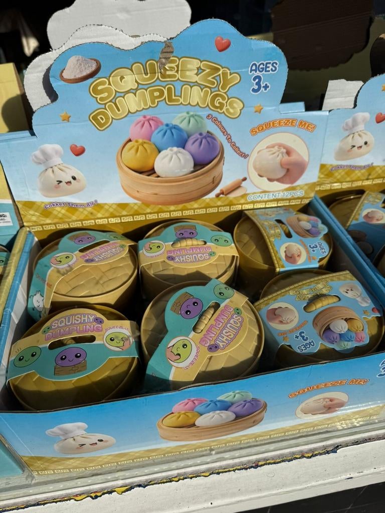 Squishy dumplings 8 cm, Kinderen en Baby's, Speelgoed | Overig, Nieuw, Jongen of Meisje, Ophalen of Verzenden