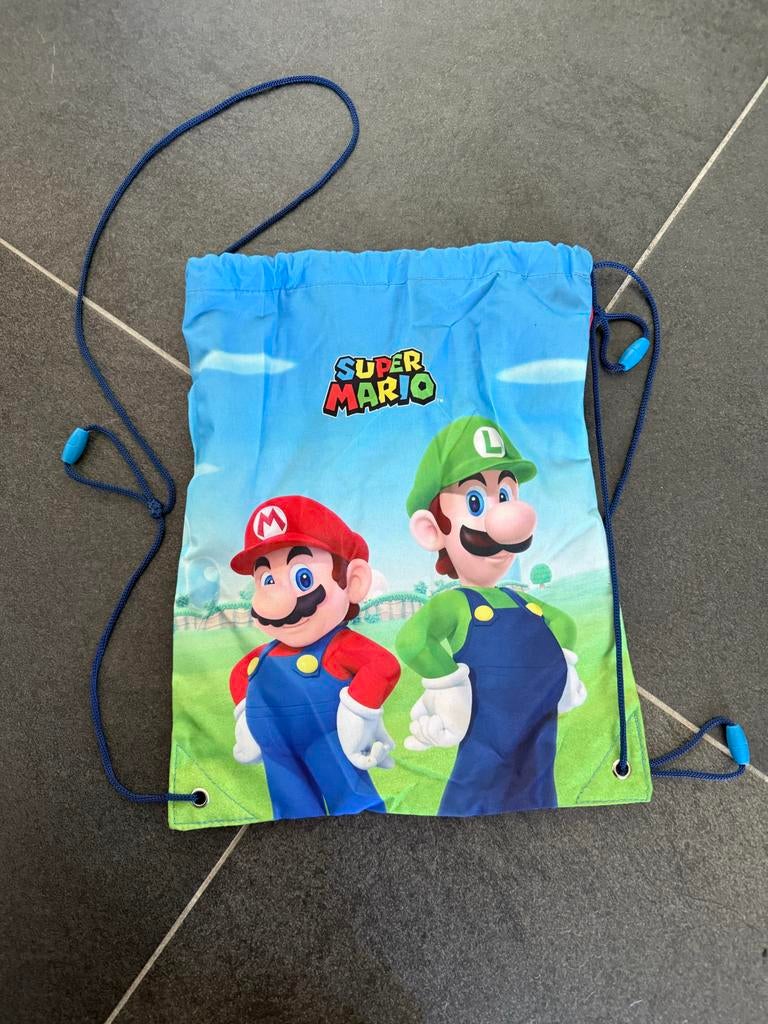 Super Mario Gymtas / Zwemtas - Mario & Luigi, Ophalen of Verzenden, Gebruikt, Jongen of Meisje
