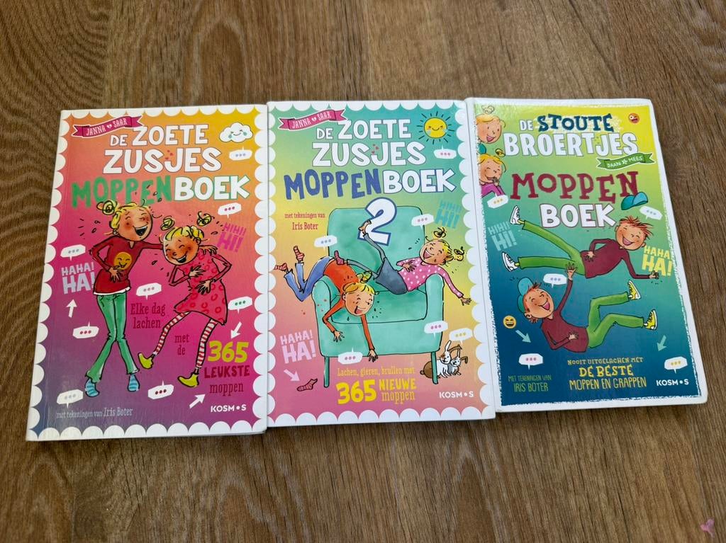 3 moppenboekjes van de zoete zusjes / stoute broertjes, Ophalen of Verzenden, Zo goed als nieuw, Fictie algemeen