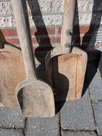 Set van 3 Vintage Houten Scheppen - Decoratief en Uniek, Antiek en Kunst, Ophalen of Verzenden