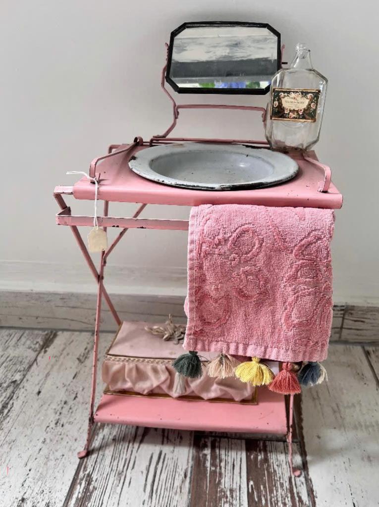 Complete kinderwastafel - Lampetset, Antiek en Kunst, Ophalen of Verzenden