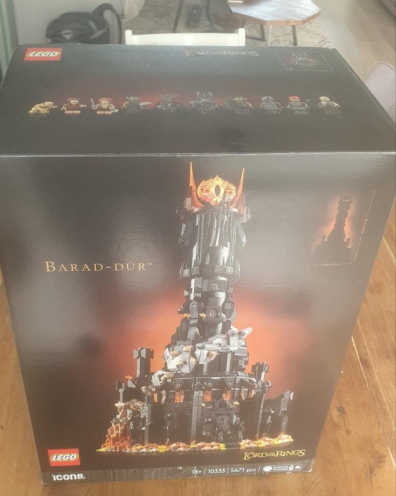 LEGO Icons Lord of the Rings Barad-Dûr 10333, Kinderen en Baby's, Speelgoed | Duplo en Lego, Ophalen of Verzenden, Zo goed als nieuw
