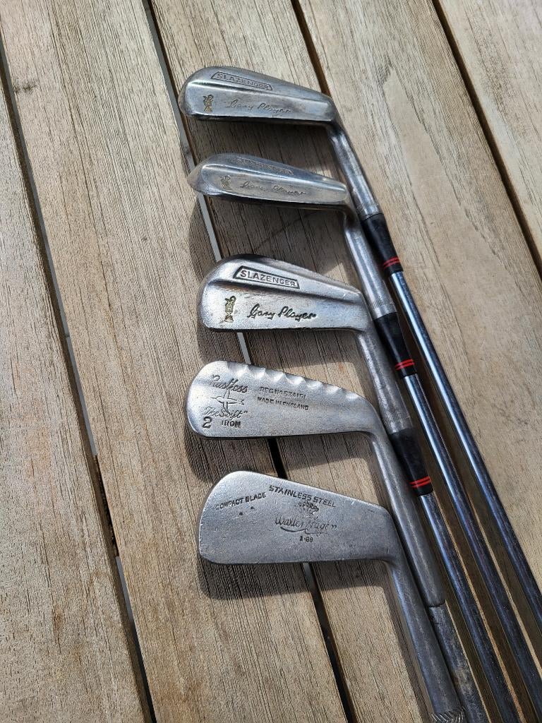 5 stuks Vintage golfclubs – jaren 60/70, Ophalen, Gebruikt, Club, Overige merken