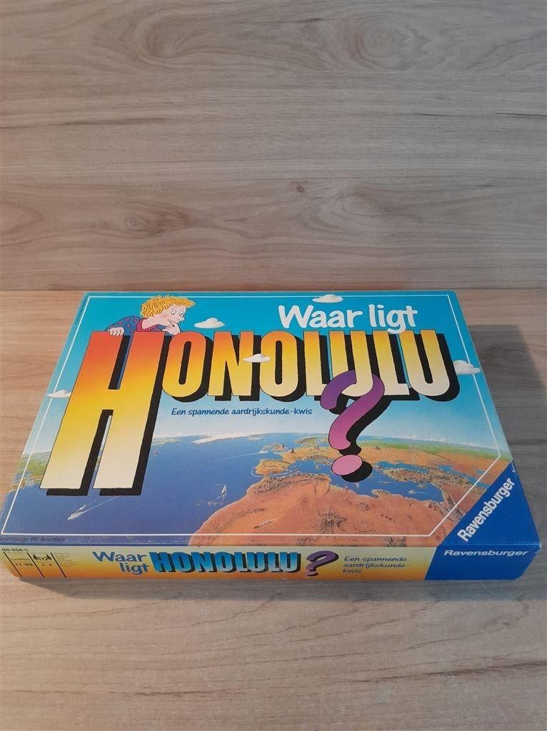 Waar ligt Honolulu - s5975, Hobby en Vrije tijd, Gezelschapsspellen | Bordspellen, Ophalen of Verzenden, Zo goed als nieuw