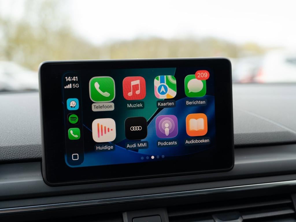 Audi A4 Avant 2.0 TFSI MHEV - AUTOMAAT - ZWART LEDER - CRUIS, Auto's, Audi, Gebruikt, 1984 cc, Leder, Hybride Elektrisch/Benzine