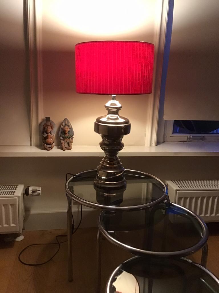 Schemerlamp, Ophalen, Rond