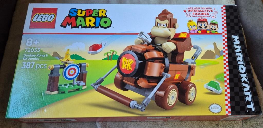 Lego Super Mario: 72033 - Donkey Kong & DK Jumbo, Overige thema's, Lego, Nieuw, Ophalen of Verzenden