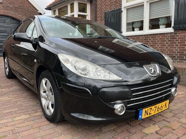 Peugeot 307 1.6 16V CC 2008 Zwart, Auto's, Peugeot, Bedrijf, ABS, Airbags, Boordcomputer, Centrale vergrendeling, Climate control