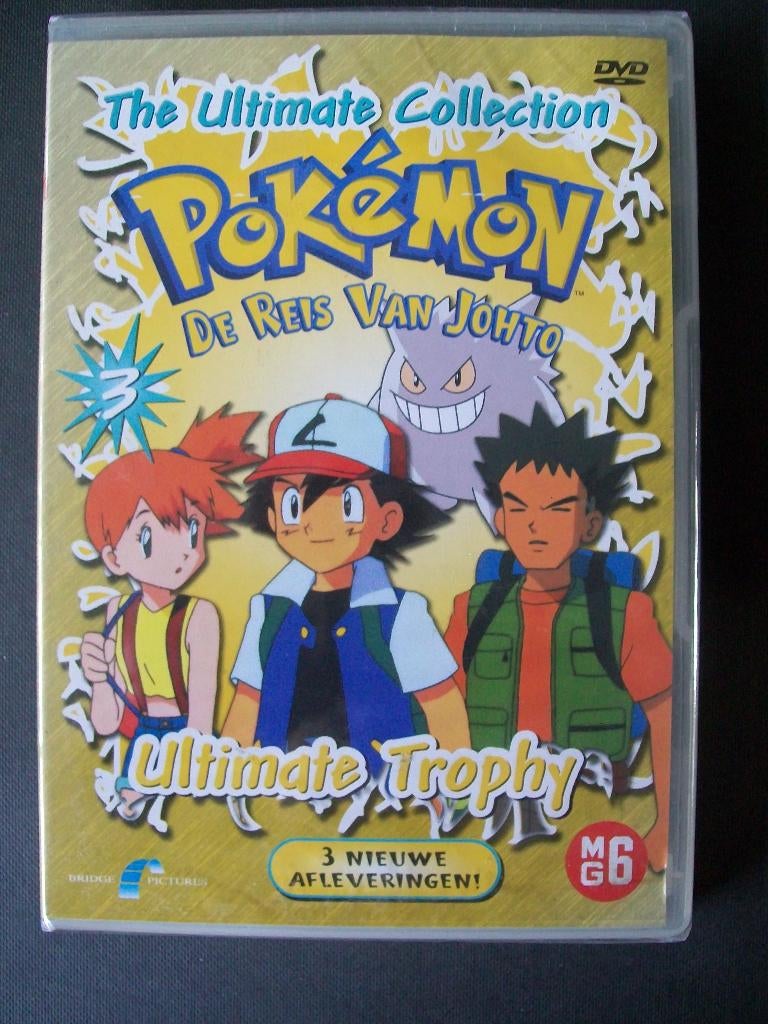 Pokemon De Reis van Johto deel 3 met 4 afleveringen in seal, Cd's en Dvd's, Tekenfilm, Verzenden, Anime (Japans), Vanaf 6 jaar