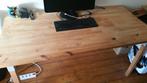 Massief houten bureau (Ikea) 150x75 cm, Ophalen, Gebruikt, Bureau