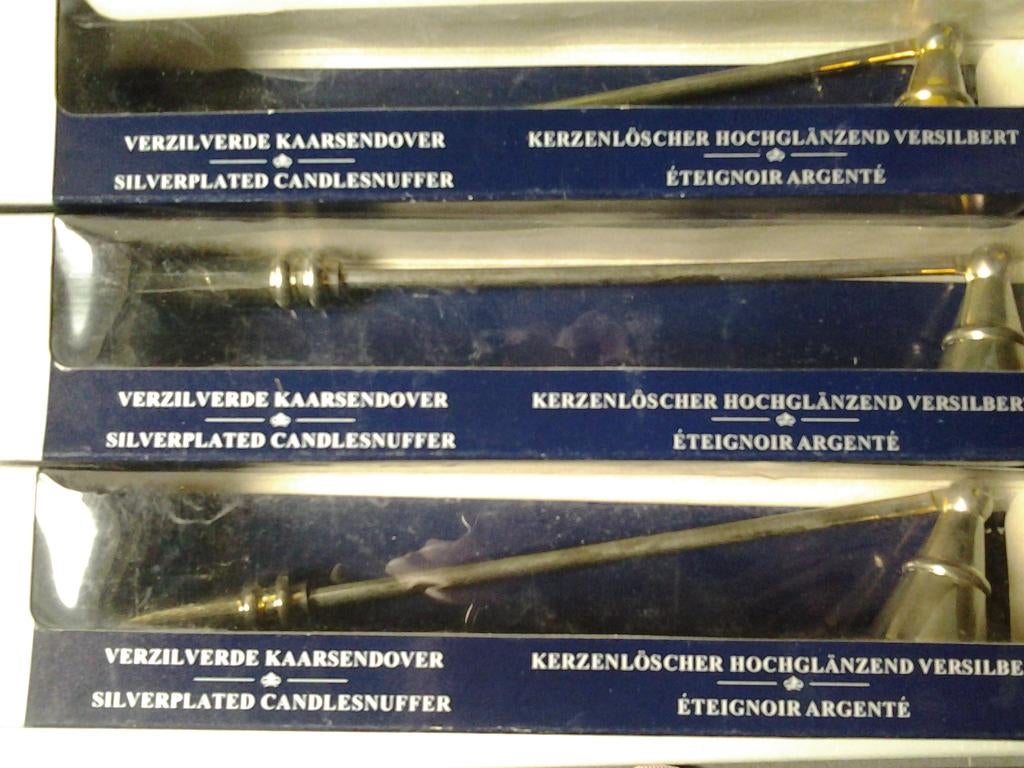 Kaarsendover verzilverd, Ophalen of Verzenden, Zilver