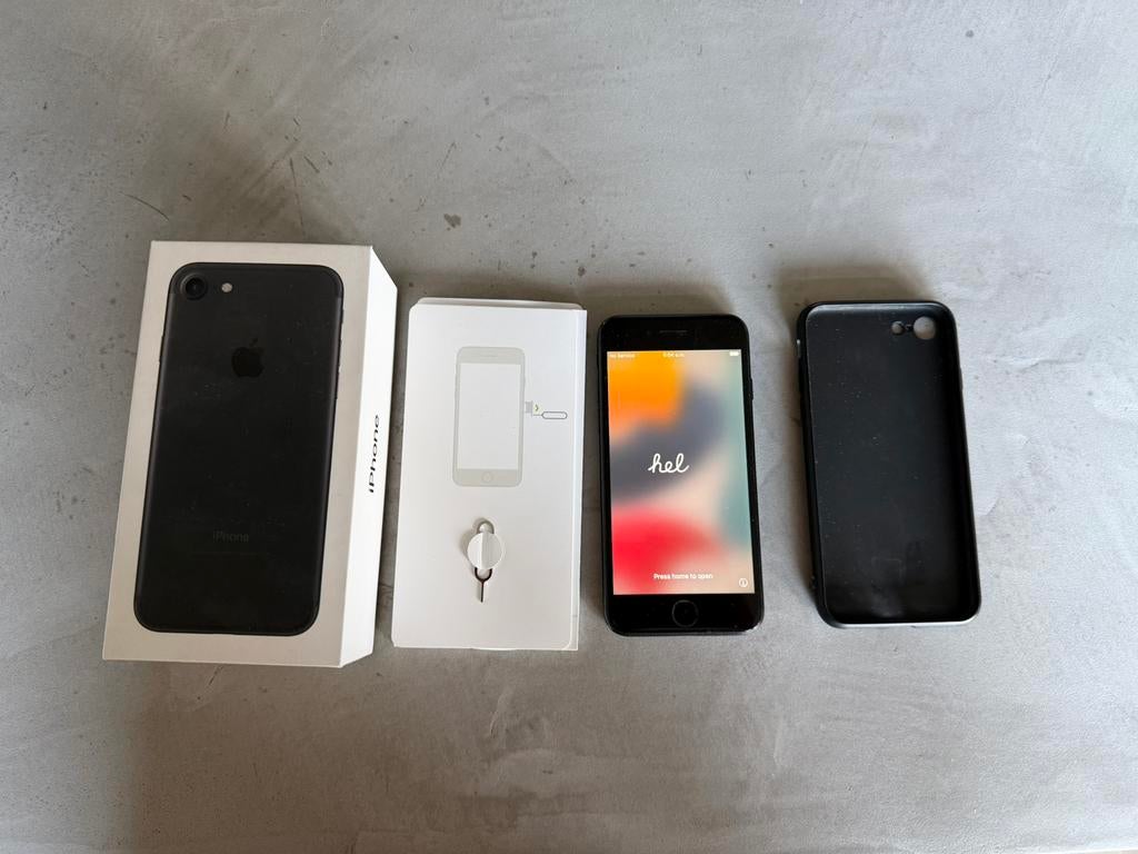 Iphone 7 32gb zwart, Telecommunicatie, Mobiele telefoons | Apple iPhone, Zwart, 32 GB, Ophalen of Verzenden, Zo goed als nieuw