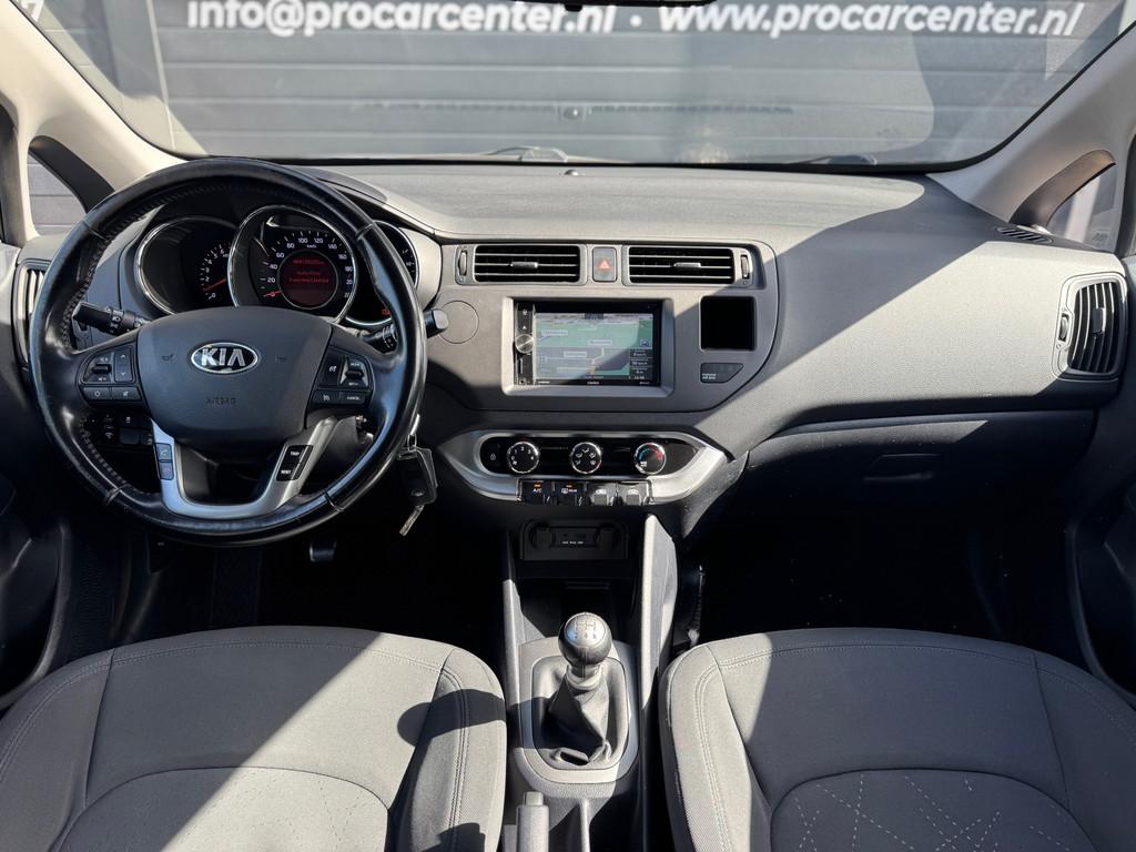 Kia Rio 1.2 CVVT BusinessLine AIRCO|CRUISE|PDC|NW.KOPPELING|, Auto's, 4 cilinders, Zwart, Origineel Nederlands, Bedrijf
