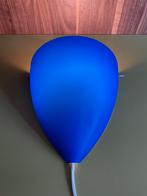Vintage Ikea Kvintett glazen blauwe wandlamp, Ophalen of Verzenden, Zo goed als nieuw