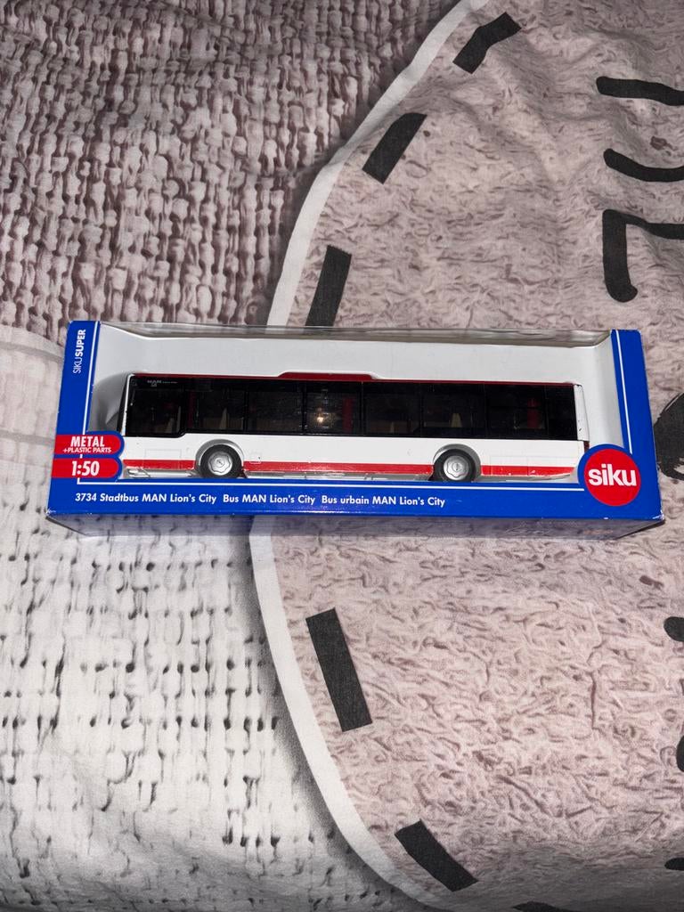 Siku Super 3734 stadsbus MAN Lion's City 1:50, Hobby en Vrije tijd, Modelauto's | 1:87, Ophalen of Verzenden, Nieuw, Overige typen
