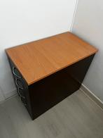 Ladekast bureau met 4 laden - Zwart/Hout, Huis en Inrichting, Kasten | Ladekasten, Ophalen, Minder dan 50 cm, Gebruikt, 75 cm of meer