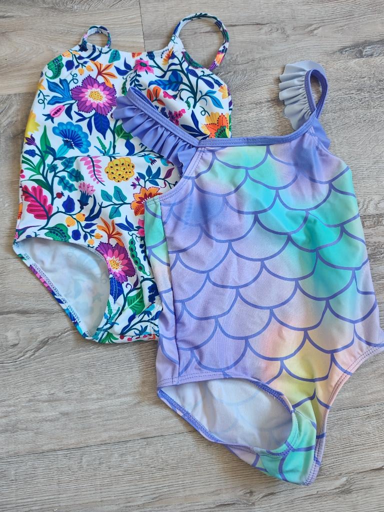 2x badpak meisje, Kinderen en Baby's, Kinderkleding | Kinder-zwemkleding, Maat 98, Meisje, Shein, Badpak