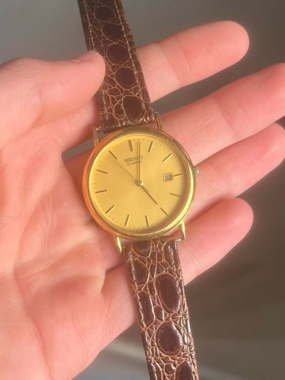 Seiko Dress Watch 7N22-8A00 - Klassiek Herenhorloge, Antiek en Kunst, Ophalen of Verzenden