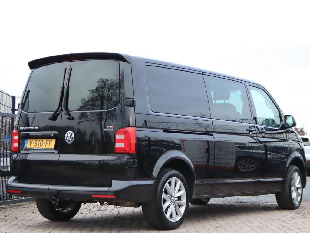 Volkswagen Transporter 2.0 TSI 204PK L2H1 4M MARGE Dubbelcab, Automaat, Stof, Gebruikt, 4 cilinders