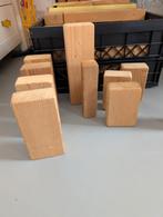 Houten bouwblokken, Ophalen