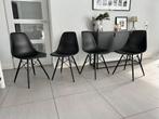 Vitra Eames stoelen deep black zwart dsw zwart, Huis en Inrichting, Stoelen, Vitra, Zwart, Ophalen of Verzenden, Zo goed als nieuw