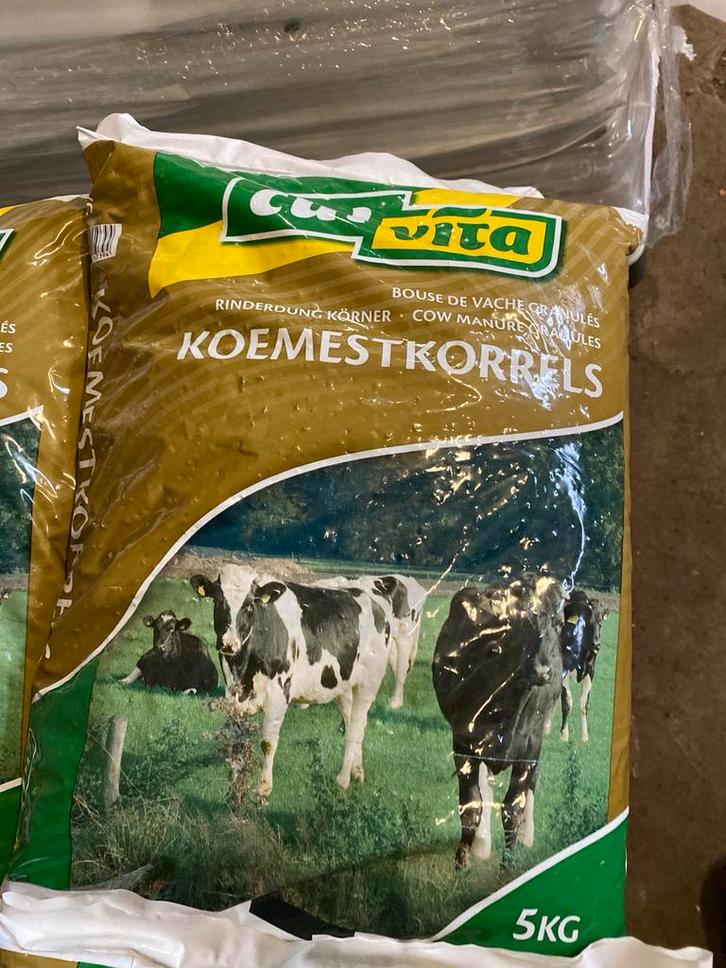 Culvita Koemestkorrels 5KG - Natuurlijke Bodemverbeteraar, Tuin en Terras, Aarde en Mest, Koemestkorrels, Ophalen