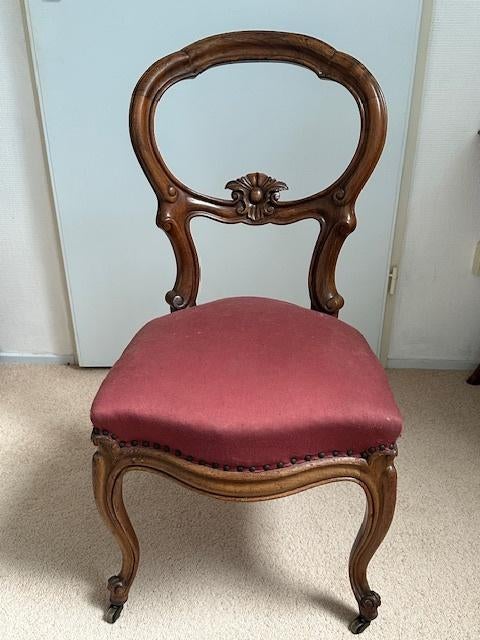 Biedermeier stoel (2x), Antiek en Kunst, Antiek | Meubels | Stoelen en Banken, Ophalen