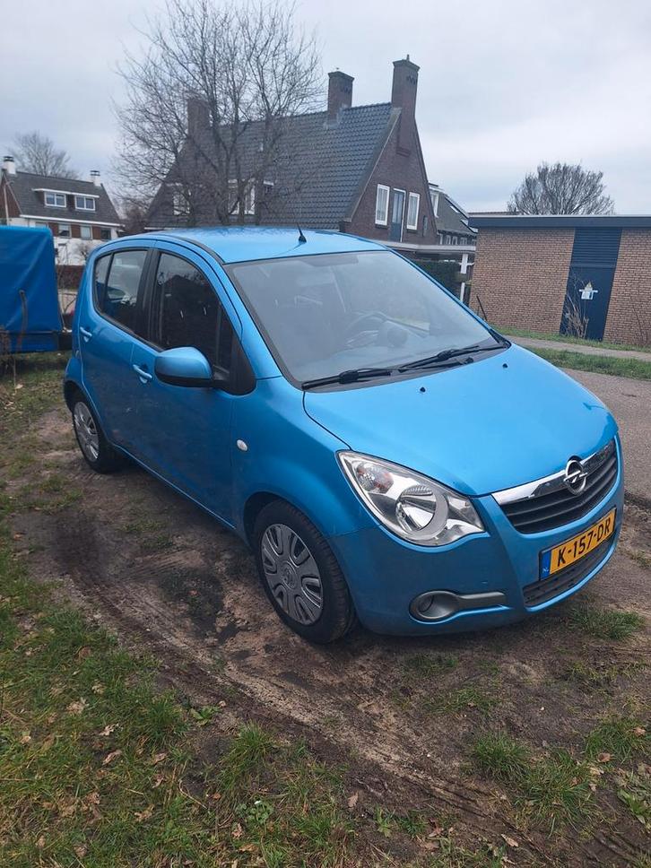 Opel Agila 1.0 12V 2012 Blauw, Auto's, Opel, Particulier, Agila, Airconditioning, Boordcomputer, Centrale vergrendeling, Elektrische ramen