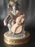 Vintage Porseleinen Beeldje: Muzikant met Cello, Verzenden