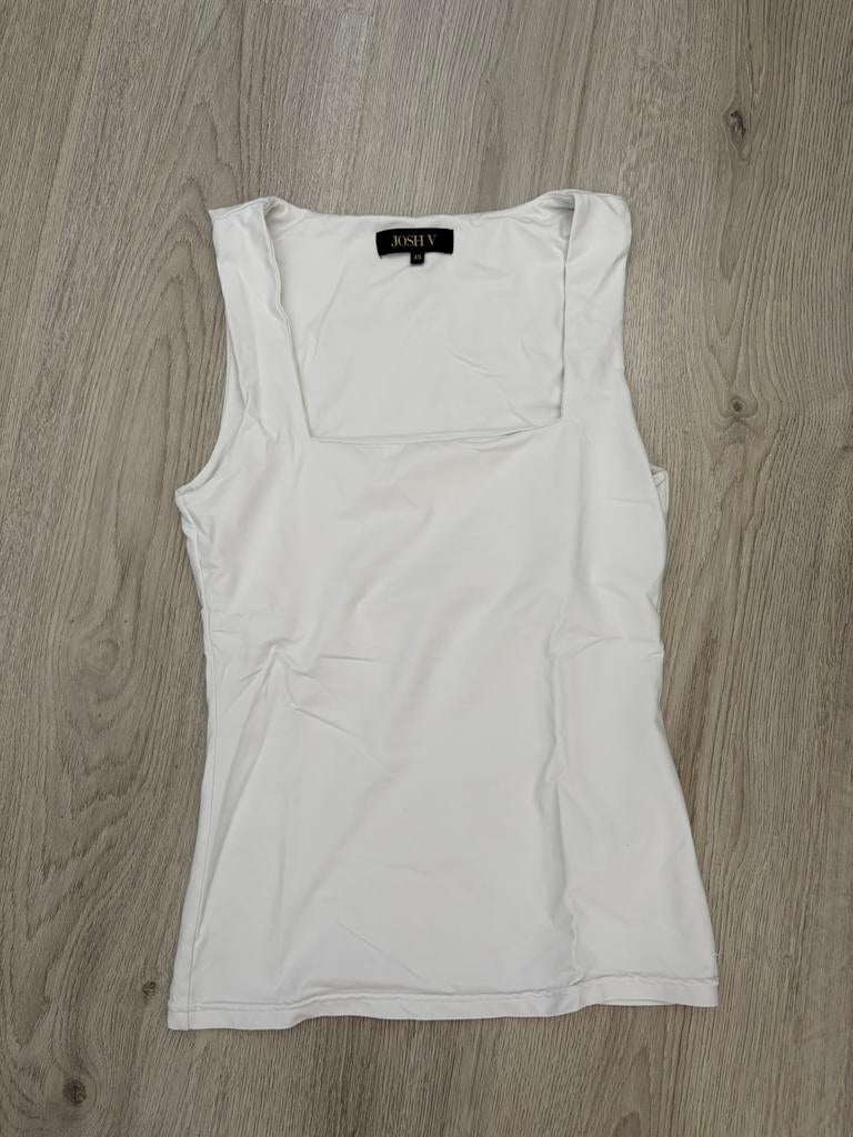 Josh V Linde dames top, Wit, Ophalen of Verzenden, Zo goed als nieuw, Zonder mouw