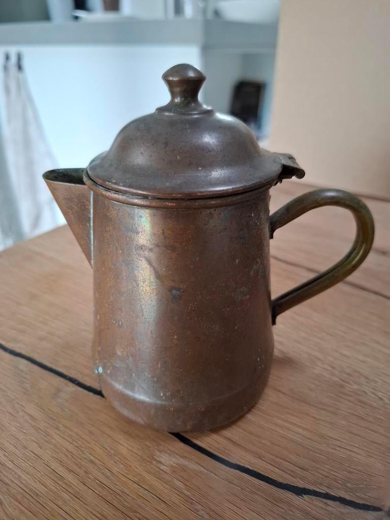 Koperen kannetje, Antiek en Kunst, Antiek | Tin, Ophalen of Verzenden