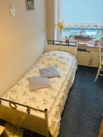 1 persoons bed, Ophalen, Gebruikt, Eenpersoons, Wit