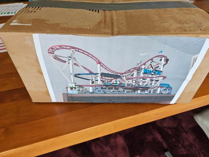 LEGO Creator Expert Achtbaan - 10261, Kinderen en Baby's, Speelgoed | Duplo en Lego, Zo goed als nieuw, Lego, Complete set, Ophalen of Verzenden