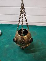 lamp paleatijnse lamp messing en glas, Ophalen of Verzenden, 'T Olde Gre-j, Info@toldegrej.nl, Endepoelstraat 20f Didam