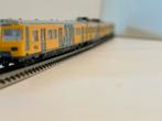 Arnold N-spoor trein in NS kleuren met binnenverlichting, Hobby en Vrije tijd, Arnold, Gelijkstroom, Ophalen of Verzenden, NS