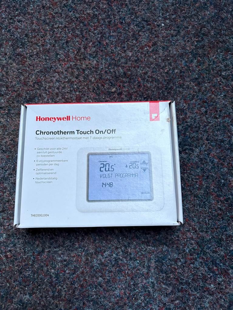 Honeywell Chronotherm Touch On/Off Klokthermostaat, Doe-het-zelf en Verbouw, Thermostaten, Ophalen of Verzenden, Slimme thermostaat