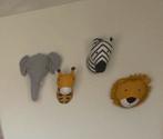 Dierenkoppen van Prenatal (Olifant, Giraffe, Zebra, Leeuw), Ophalen, Zo goed als nieuw, Olifant