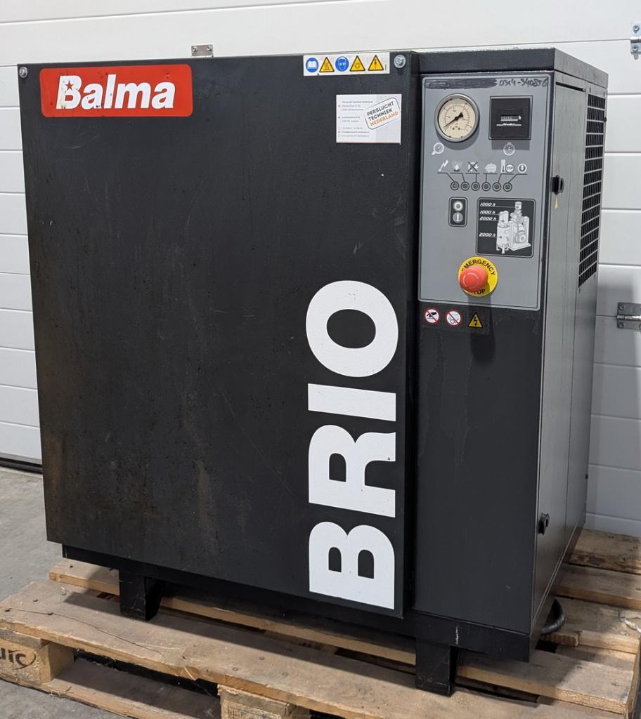 BALMA BRIO 11KW SCHROEFCOMPRESSOR. 1650 LITER/MIN, Ophalen, Geluidgedempt, Gebruikt, 800 liter/min of meer