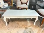 Mooie witte queen ann salon tafel, Ophalen, Gebruikt, 50 tot 100 cm, Minder dan 50 cm