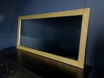 Grote gouden spiegel - 145x70cm, Ophalen, 125 cm of meer, Zo goed als nieuw, Minder dan 100 cm