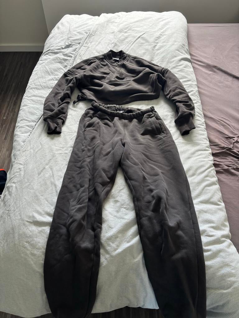 Gymshark joggingpak maat XS, Ophalen of Verzenden, Fitness of Aerobics, Maat 34 (XS) of kleiner, Grijs