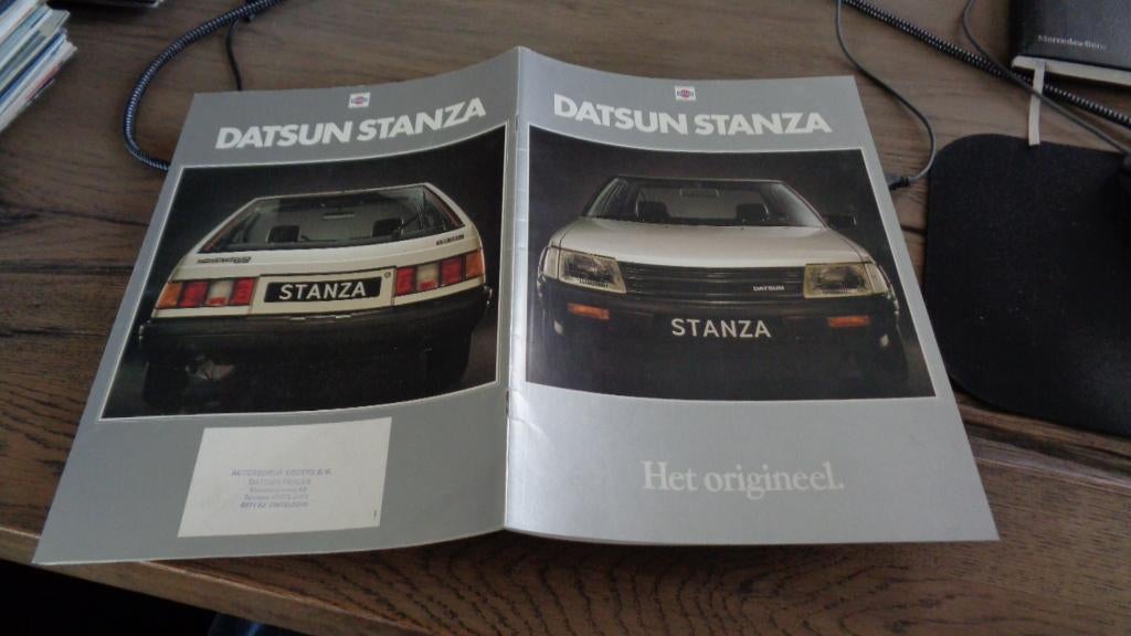 Folder Set   DATSUN  STANZA, Verzenden, Nieuw, Overige merken