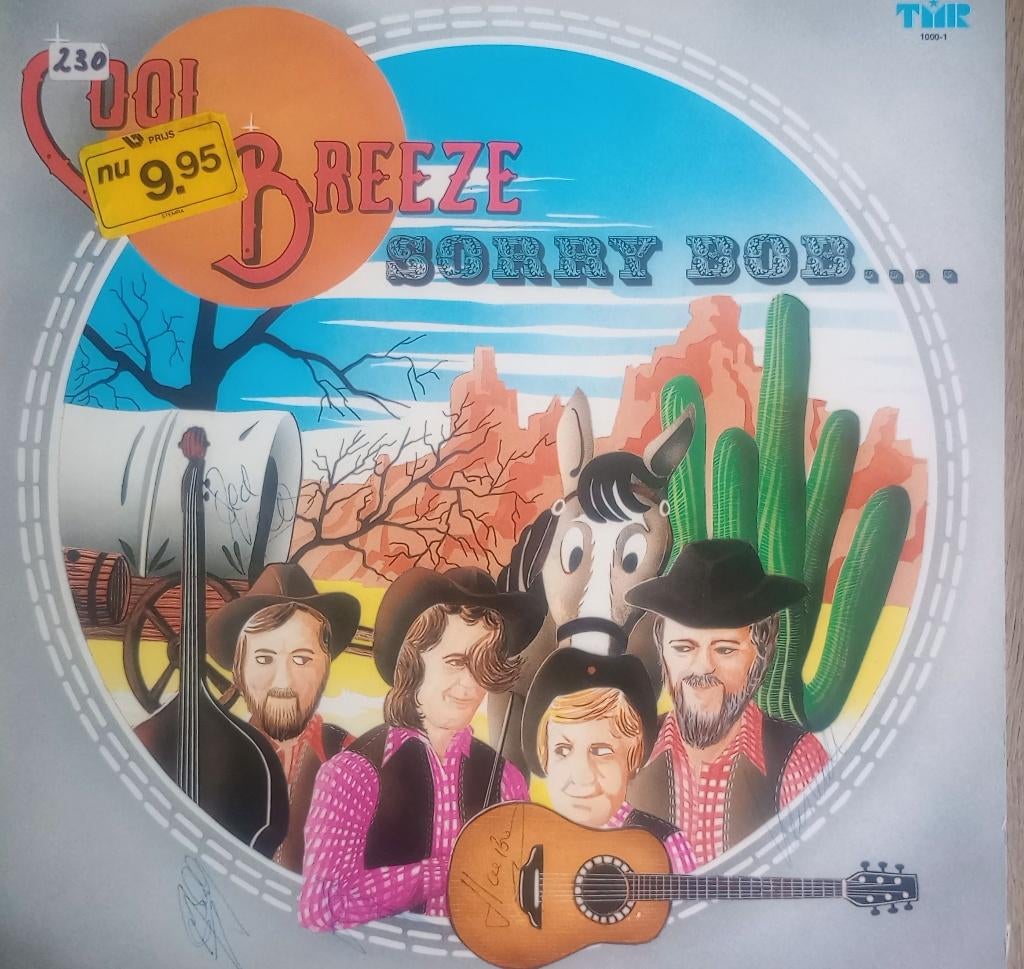 Cool Breeze - Sorry Bob .... gesigneerd, Overige formaten, 1980 - 1989, Ophalen of Verzenden, Zo goed als nieuw