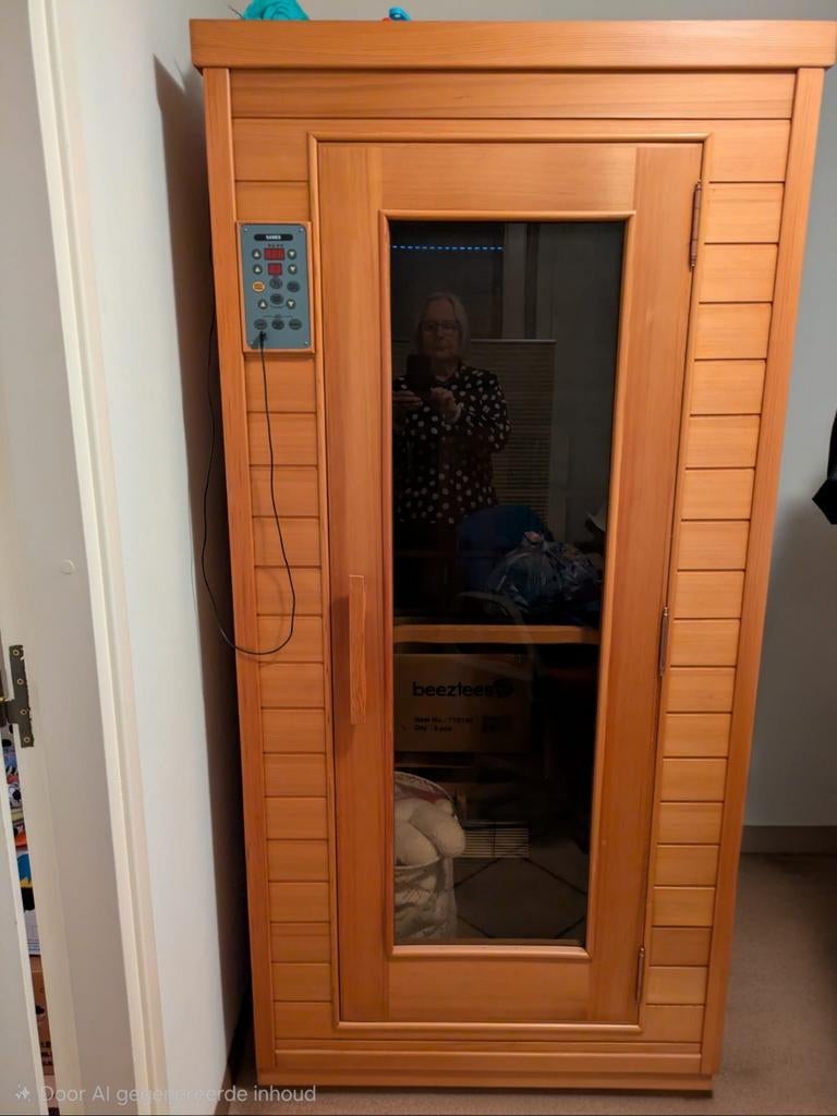 Infrarood sauna in zeer goede staat, Sport en Fitness, Sauna, Ophalen of Verzenden, Zo goed als nieuw, Infrarood, Complete sauna