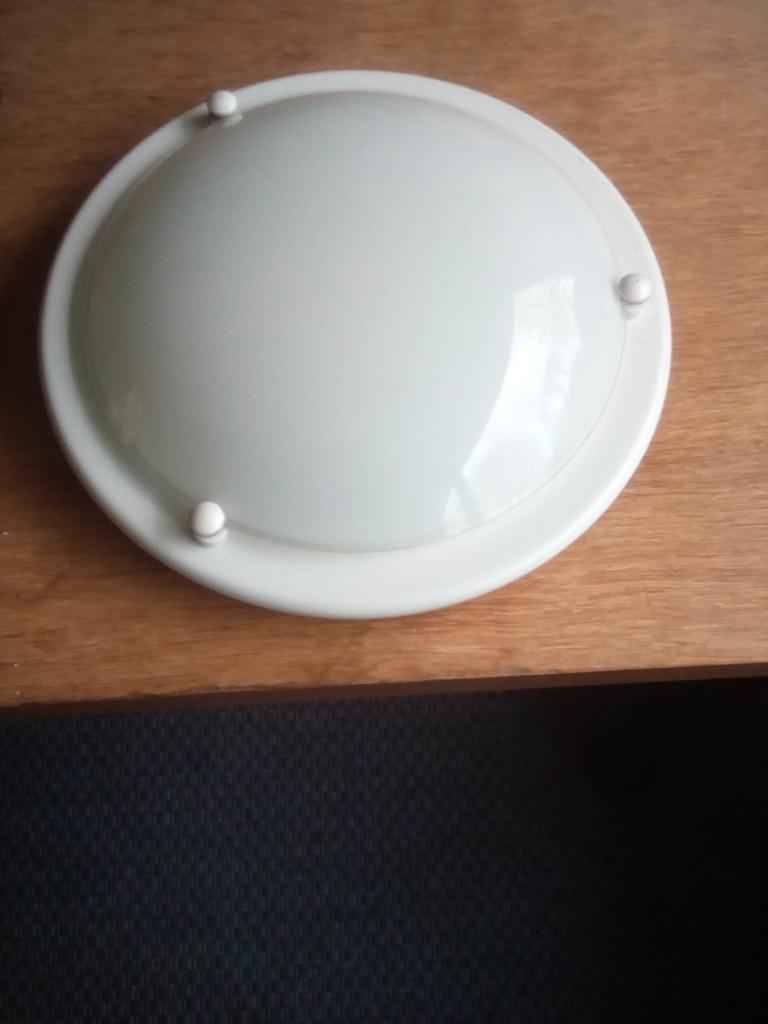 Plafoniers (plafond  lampen), Ophalen, Zo goed als nieuw, Glas