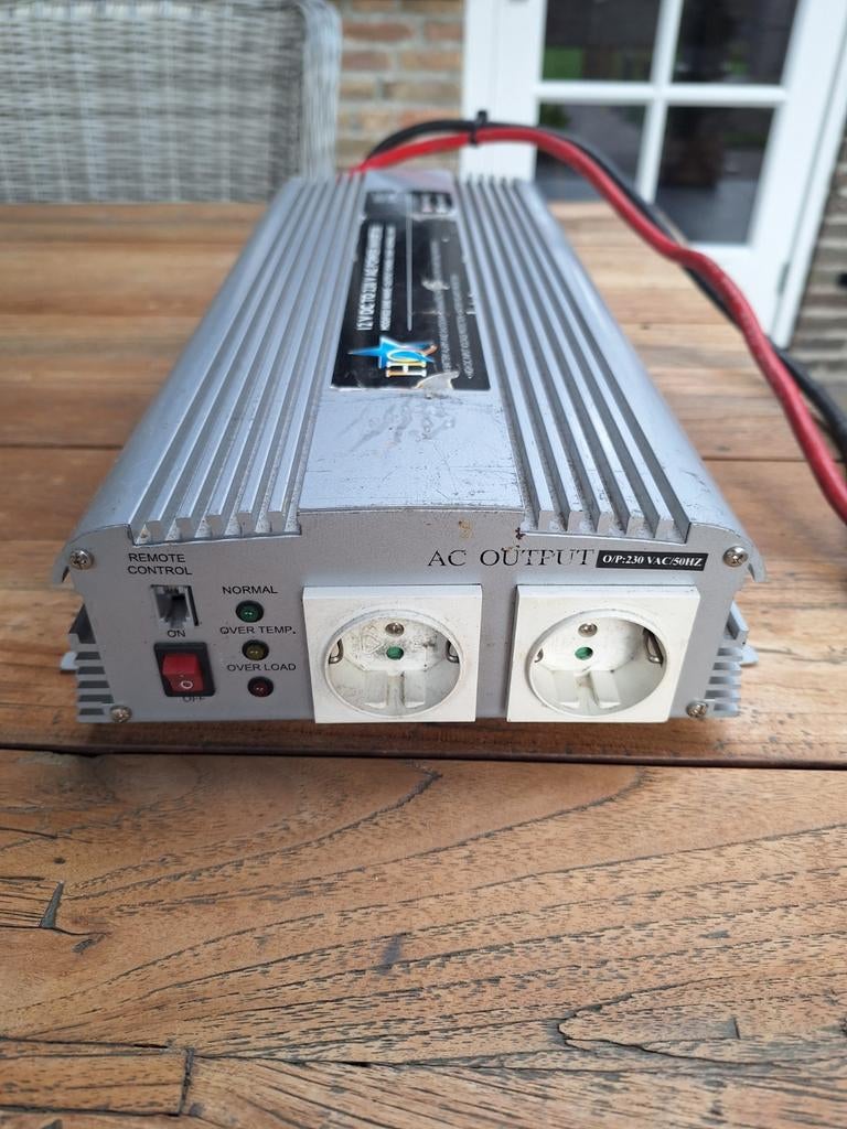 Omvormer 12V DC naar 230V AC, Ophalen