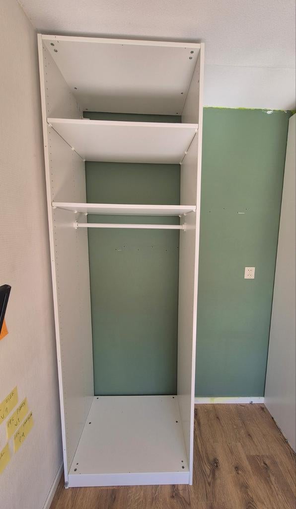 Pax kast 75 x 236 x 58 cm, Met plank(en), Gebruikt, 200 cm of meer, 50 tot 75 cm